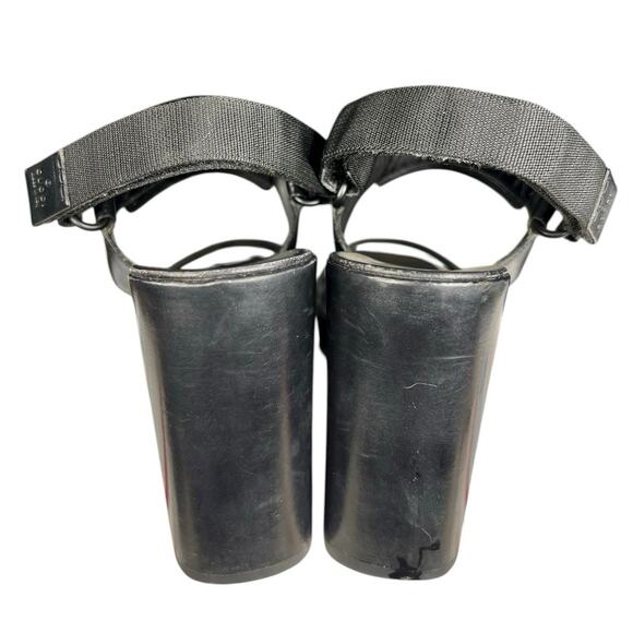 Vintage Gucci Women’s Black Wooden Platform Slingback Sandal Size 6.5 - Picture 8 of 13